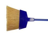 Angle Broom Complete With Blue Metal Handle - CleanCo