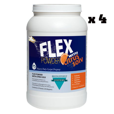 Bridgepoint Systems Carpet Cleaning Prespray Flex Powder W/Citrus Solv 6.5 Lbs - CleanCo