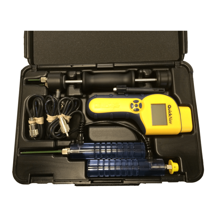 Delmhorst, 3 In 1 Moisture Meter, QuickNav, Complete Package - CleanCo