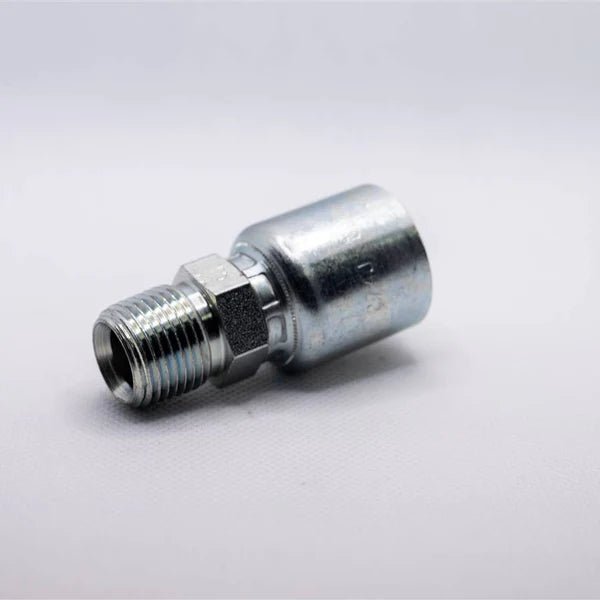 GC01-06X06 3/8" Hose x 3/8" NPT Male Crimp Fitting - CleanCo