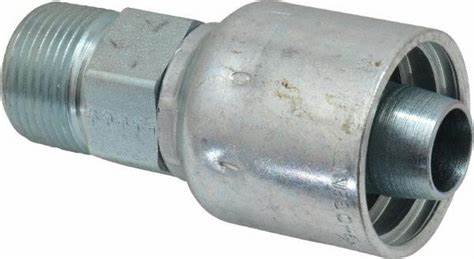 GC04-06X06 3/8" Hose x 3/8" NPT Male Swivel Crimp Fitting - CleanCo