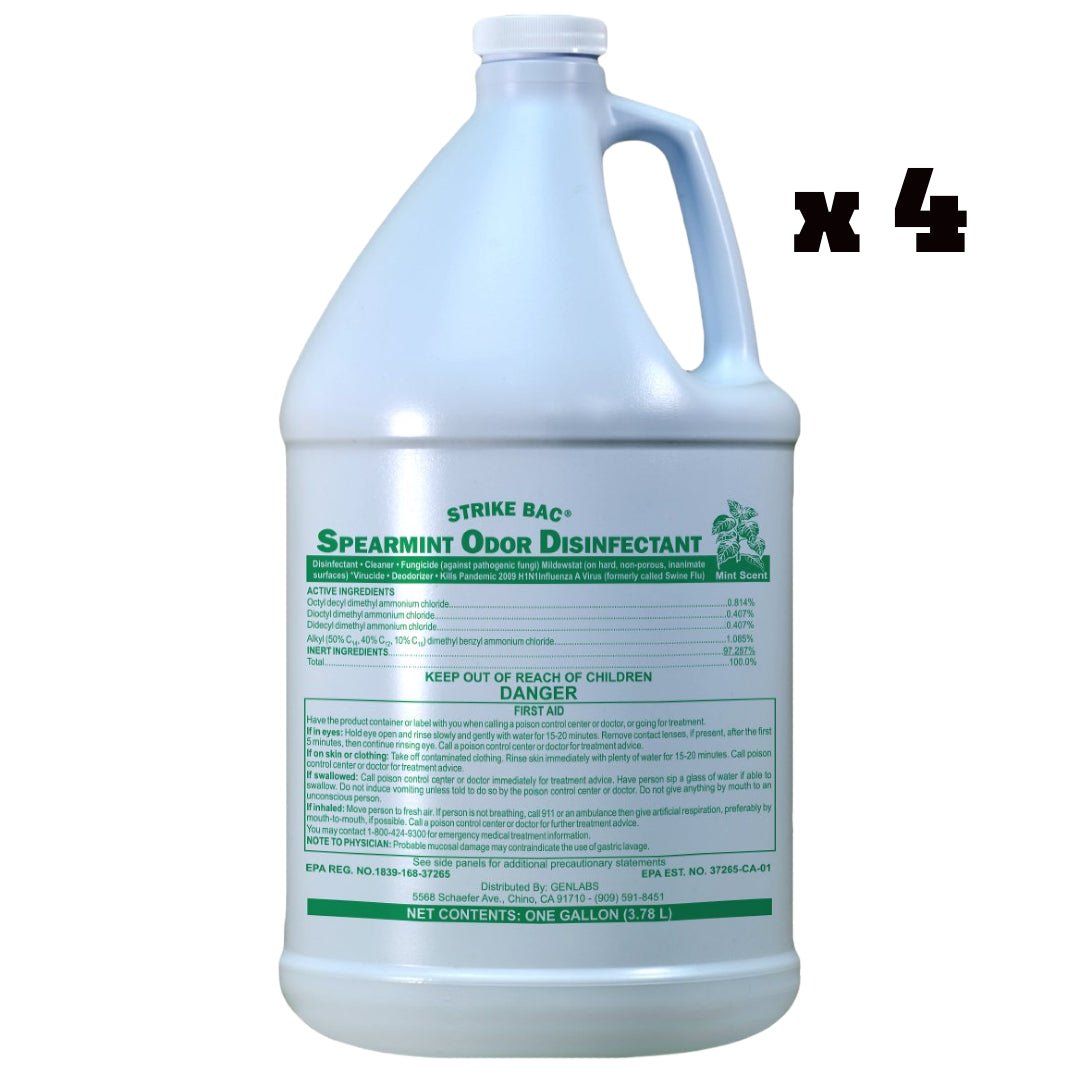 Genlabs Strike Bac® Spearmint Odor Disinfectant & Deodorizer - CleanCo