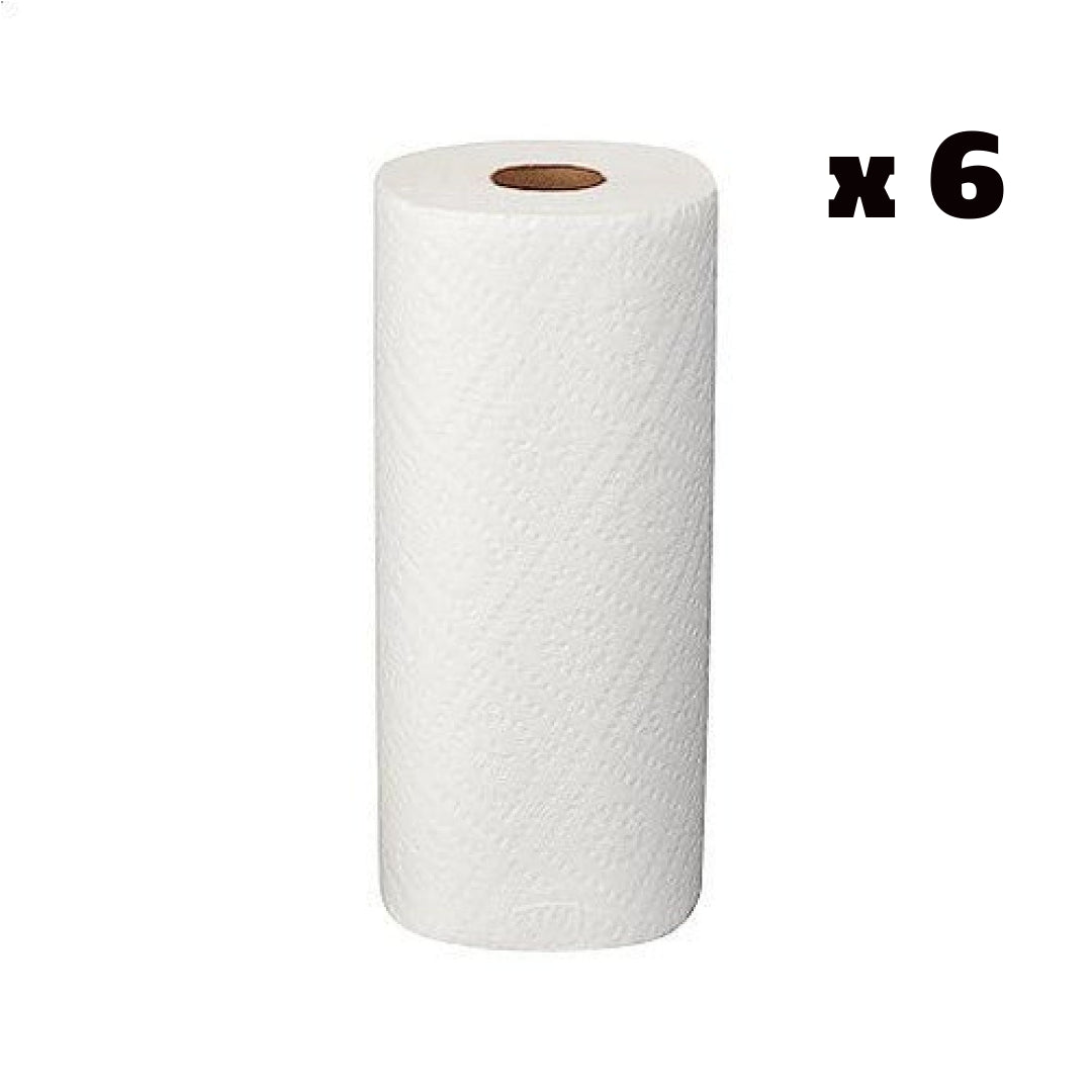 Royalty 2 - Ply Kitchen Paper Towels, White, 85 Sheets/Roll - CleanCo