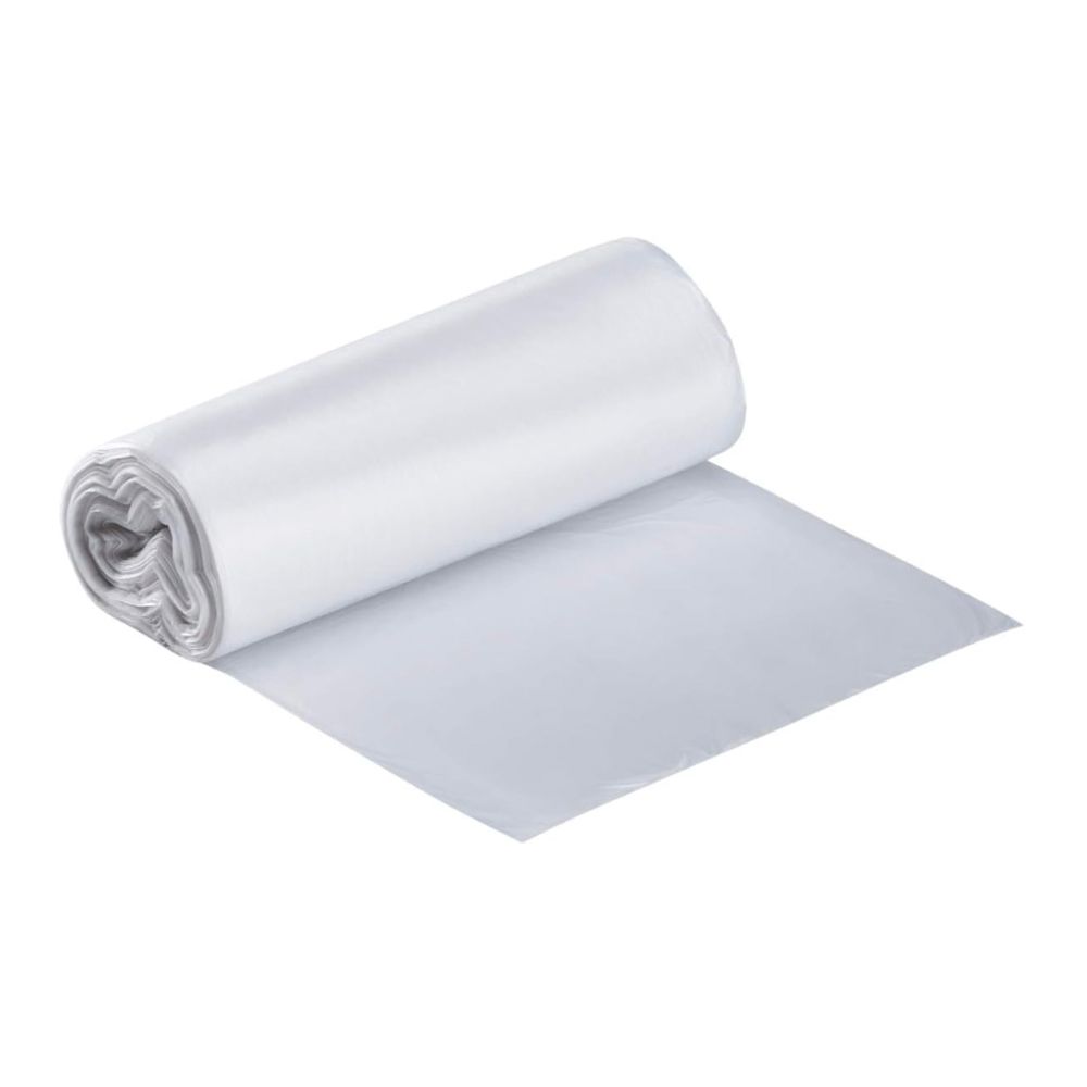 Royalty High Density Trash Can Liner 24x33 8 Micron Clear - CleanCo