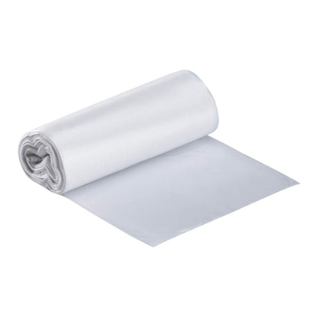 Royalty High Density Trash Can Liner 24x33 8 Micron Clear - CleanCo