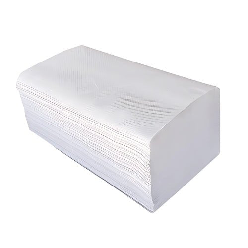 Royalty Recycled White Singlefold Paper Towels, 9" x 9.85", 12/334 (4008/cs) - CleanCo