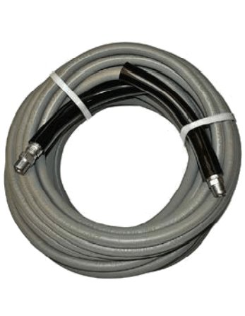 Solution Hose 1/4" x 50' 3,000 PSI Grey - CleanCo