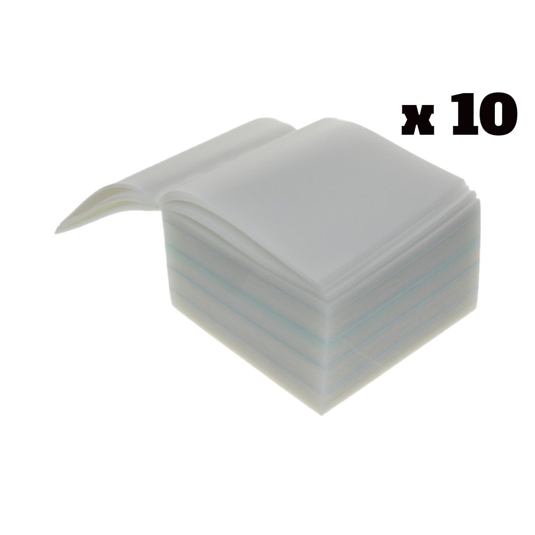 Tabs, Clear Plastic, 4 Inch - CleanCo