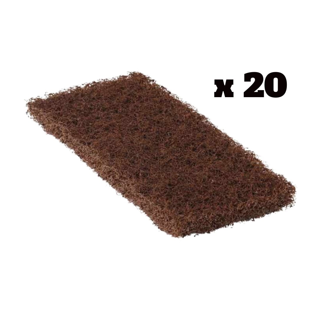 Utility Pads, Brown - CleanCo