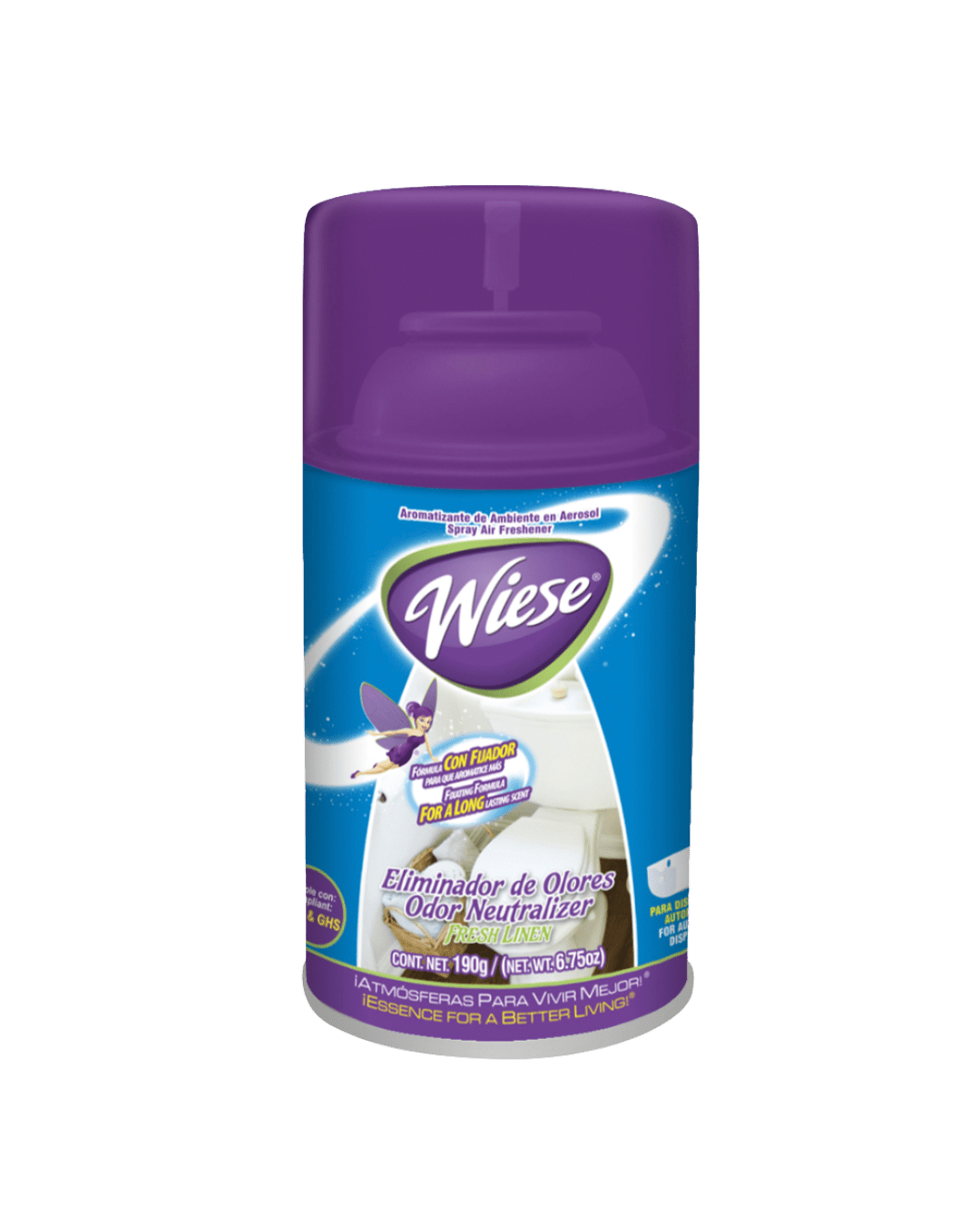 Wiese Fresh Linen Metered Aerosol - W-NAEDC00 - CleanCo