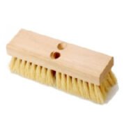 10″ WHITE TAMPICO DECK SCRUB BRUSH - CleanCo