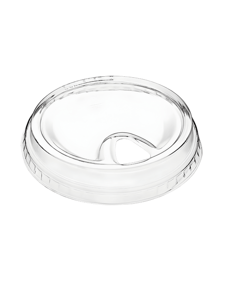 12 - 24oz PET Sip Lid w/Hole - PETSL-98 - CleanCo