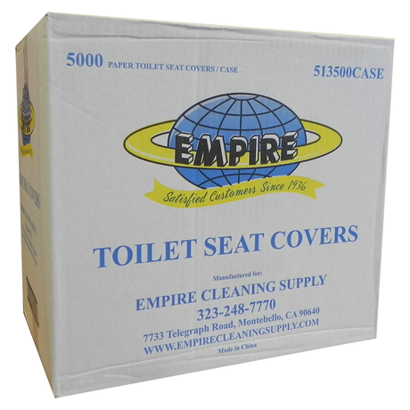 Brightline Cleaning Supply Toilet Seat Covers 1/2 Fold (4000) Case - CleanCo