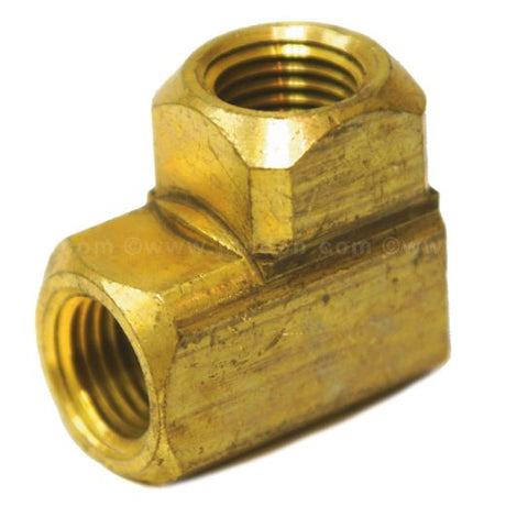 90 Degree Female Elbow, 1/4"F x 1/4"F Brass - CleanCo