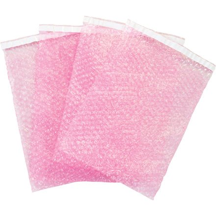 Anti - Static Self - Seal 3/16" Bubble Pouches - BOB43AS - CleanCo