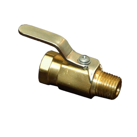 BALL VALVE BRASS 1/4" MALE X FEMALE - CleanCo