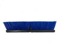 BLUE POLYPROPYLENE GARAGE BRUSH – 18″ BLACK PLASTIC BLOCK - CleanCo