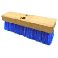 Blue Stiff Plastic Deck Scrub Brush - CleanCo