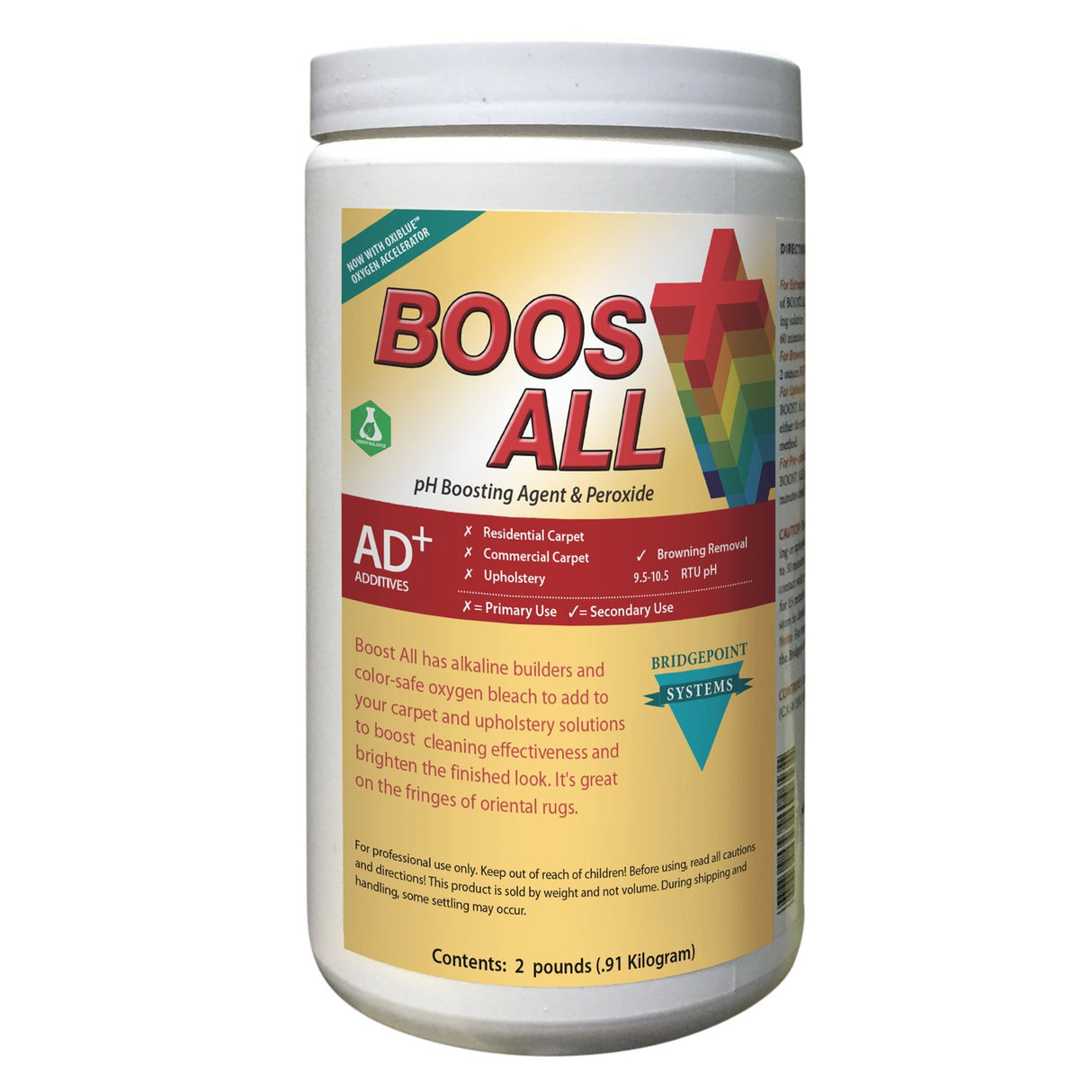 Bridgepoint Systems Cleaning Booster Boost All 8 Lbs - CleanCo