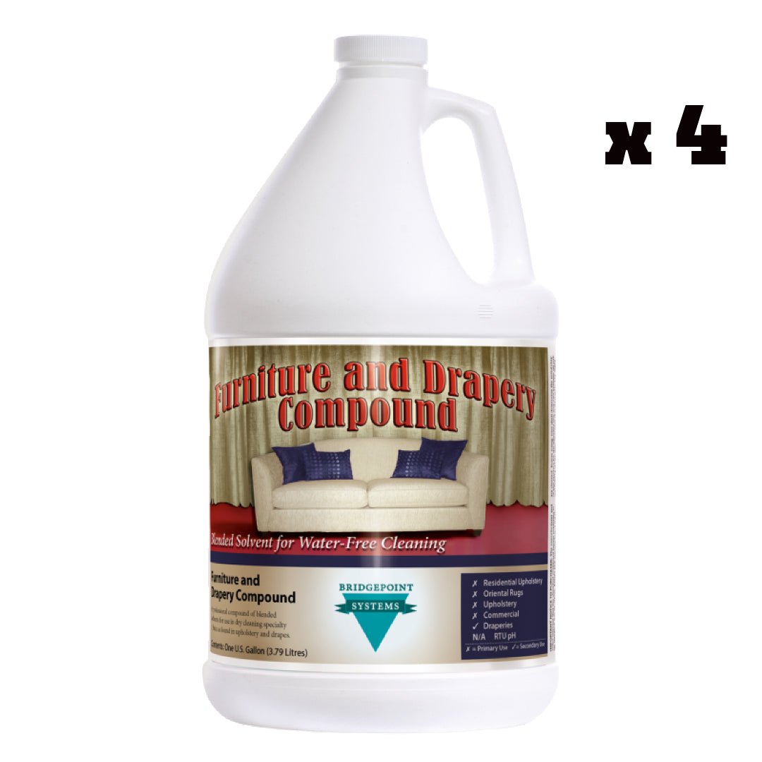 Bridgepoint Systems Upholstery Cleaning Furniture & Drapery Compound Solvent Cleaner Gallon - CleanCo