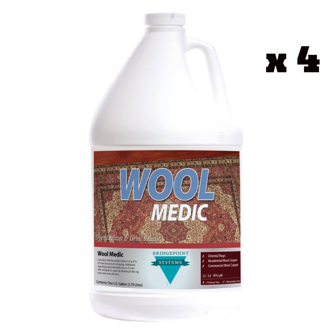 Bridgepoint Systems Wool Cleaning Wool Medic Dye Stabilizer And Urine Release Gallon - CleanCo