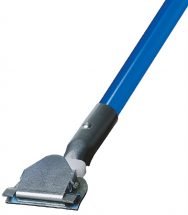 CLIP-ON DUST MOP HANDLES – 5′ BLUE FIBERGLASS - CleanCo