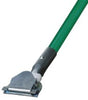 CLIP-ON DUST MOP HANDLES – 5′ GREEN FIBERGLASS - CleanCo