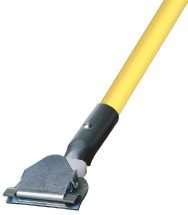 CLIP-ON DUST MOP HANDLES – 5′ YELLOW FIBERGLASS - CleanCo