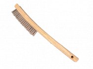 CURVED HANDLE STYLE SCRATCH BRUSH W/O SCRAPER - CleanCo