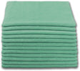 Dozen Premium Green Microfiber Cloths - CleanCo