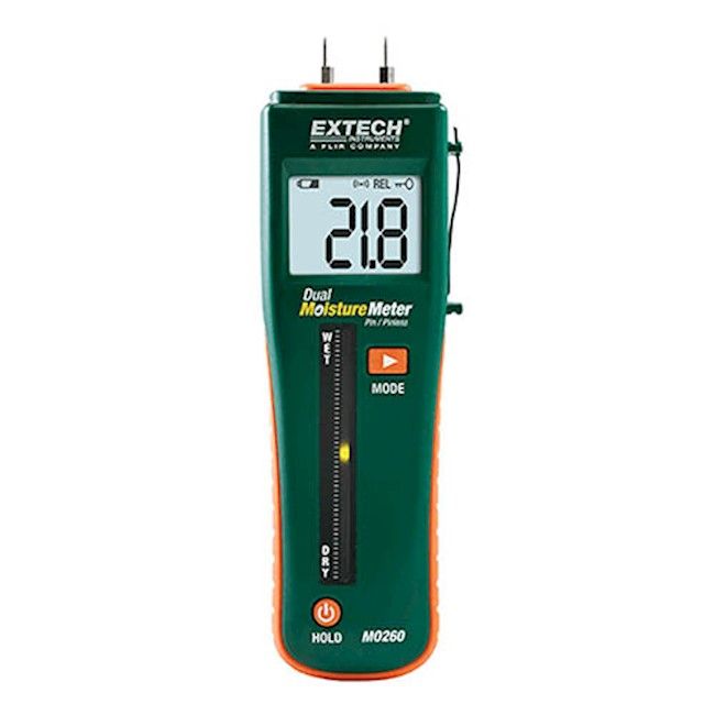 Extech Instruments Combination Pin/Pinless Moisture Meter Extech MO260 - CleanCo