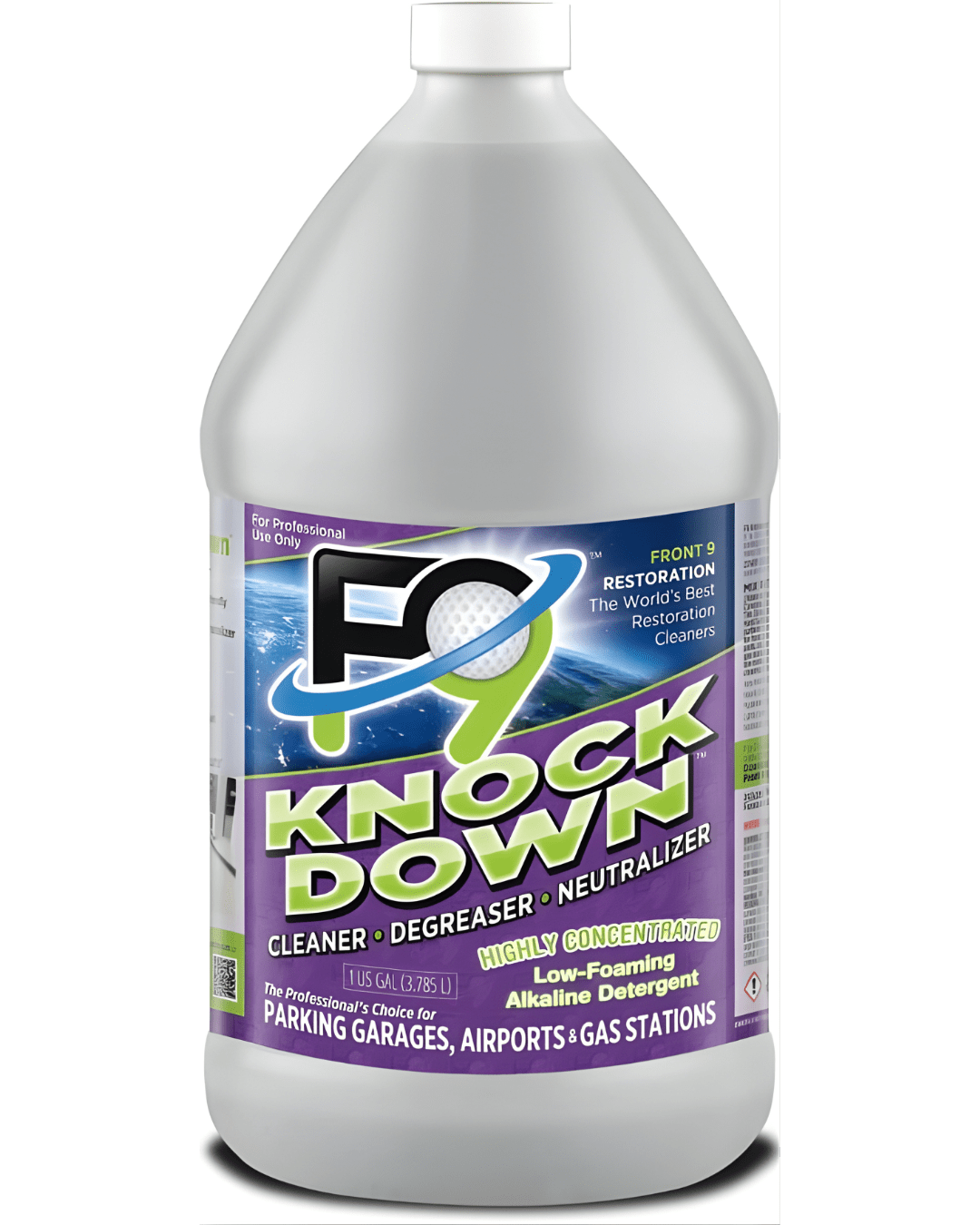 F9 Knockdown, Low - Foam Cleaner, Degreaser, Neutralizer - F9KC-G - CleanCo