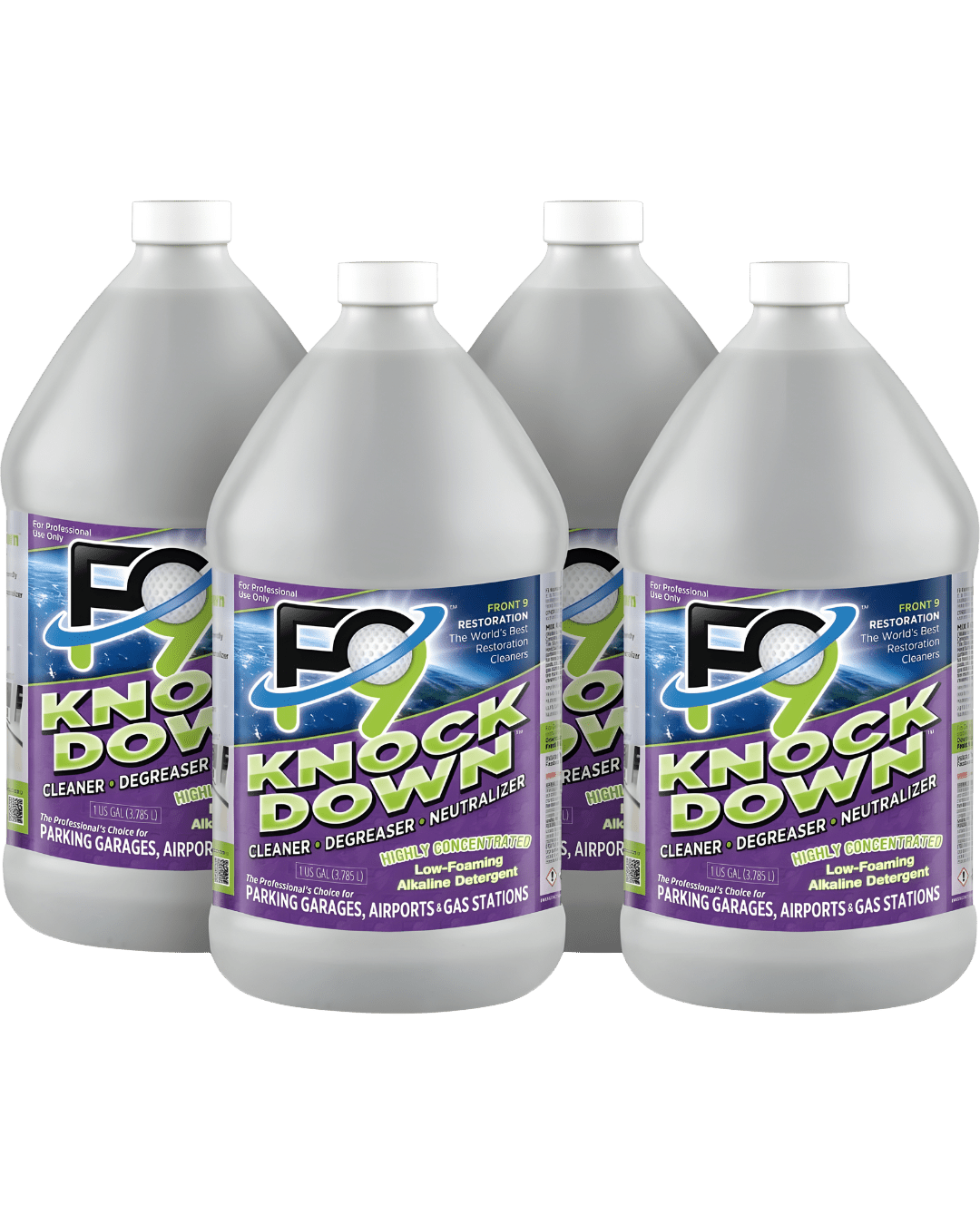 F9 Knockdown, Low - Foam Cleaner, Degreaser, Neutralizer - F9KC - CleanCo