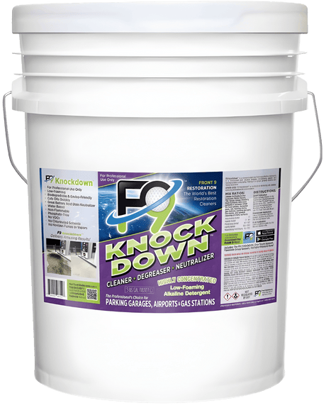 F9 Knockdown, Low - Foam Cleaner, Degreaser, Neutralizer - F9K5 - CleanCo