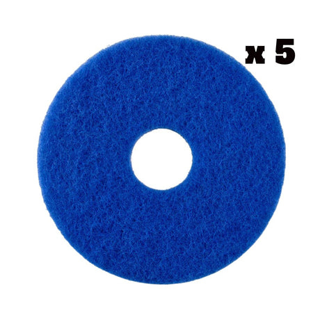 Floor Pads, Blue, 14" - CleanCo