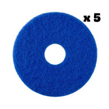 Floor Pads, Blue, 17" - CleanCo