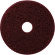 Floor Pads, Burgundy, Dominator, 17 Inch - CleanCo