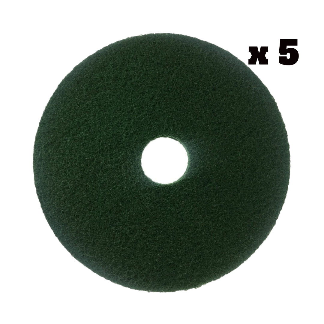 Floor Pads, Green, 14" - CleanCo