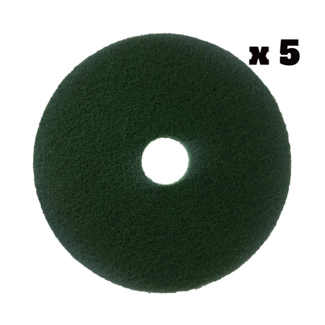 Floor Pads, Green, 17" - CleanCo