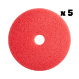 Floor Pads, Red, 19" - CleanCo