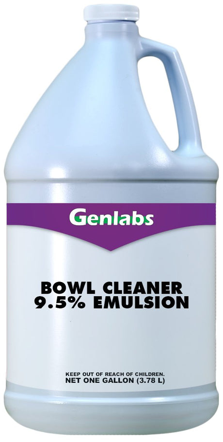 Genlabs Bowl Cleaner 9.5% Emulsion - CleanCo