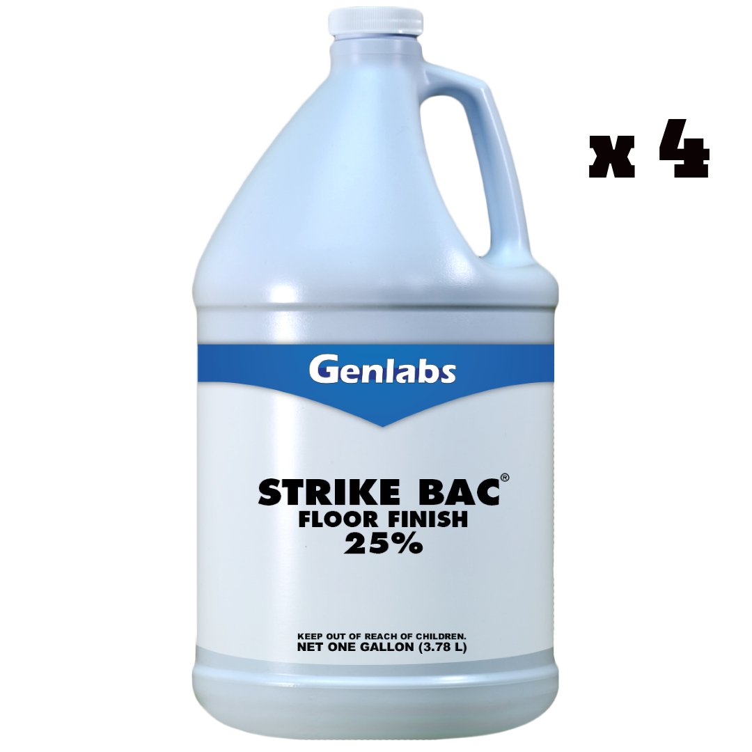 Genlabs Strike Bac® Floor Finish - 25% - CleanCo