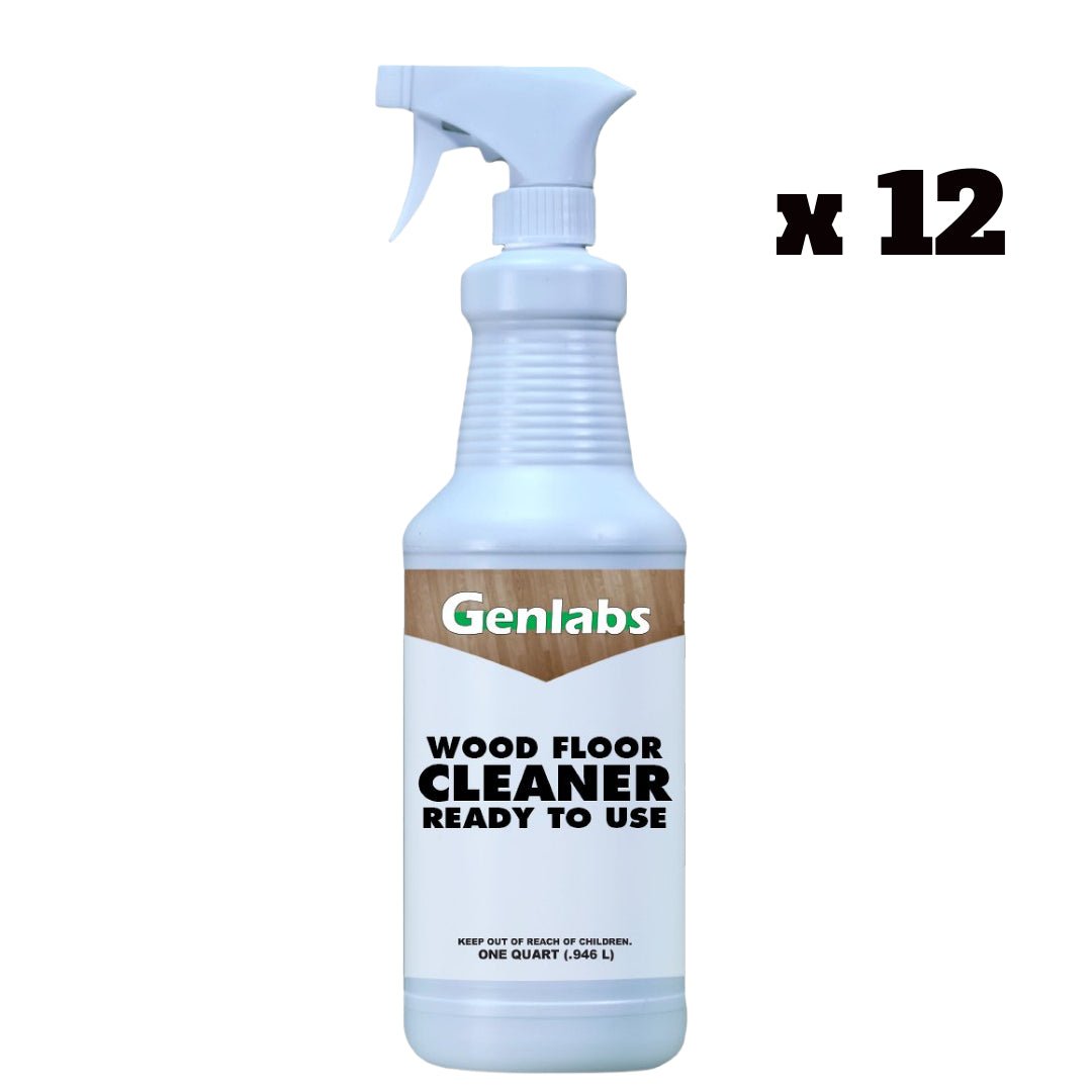 Genlabs Wood Floor Cleaner RTU Quart - CleanCo