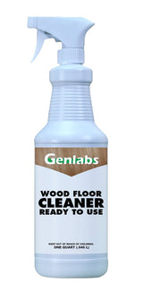 Genlabs Wood Floor Cleaner RTU Quart - CleanCo