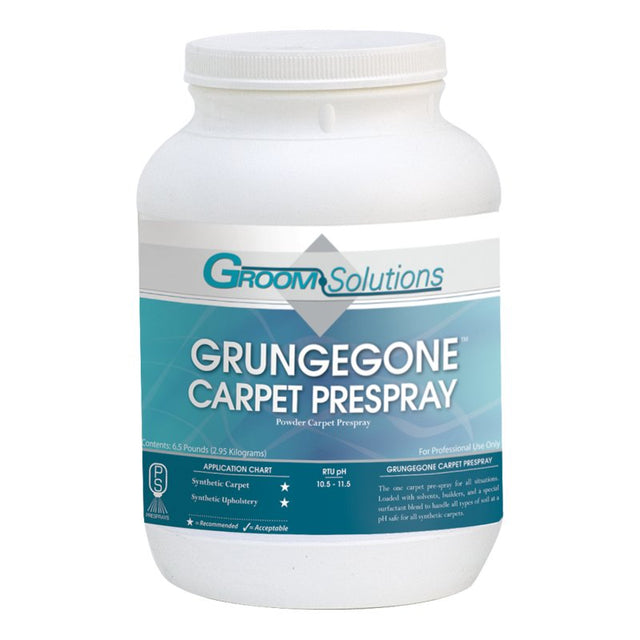 Groom Solutions Carpet Cleaning Prespray Grungegone 6 Lbs - CleanCo