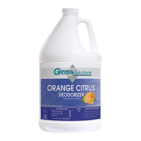 Groom Solutions Deodorizer Orange Citrus Gallon - CleanCo