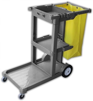 Janitor Cart Black - CleanCo