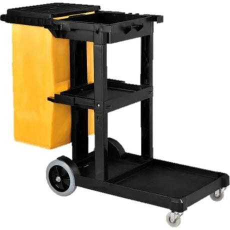 Janitor's Cart Black - CleanCo