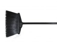 Light Sweep Upright Broom Stiff- 5″ Trim Black – Head And Handle - CleanCo