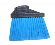 Lobby Broom – 4″ Trim Blue – Head ONLY - CleanCo